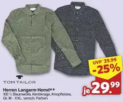 Famila Nord West TOM TAILOR Herren Langarm-Hemd Angebot