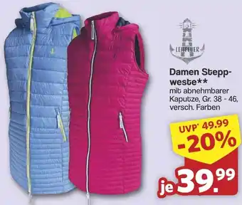 Famila Nord West Damen Steppweste Angebot