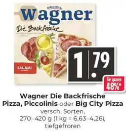 Hieber's Frische Center Wagner Die Backfrische Pizza, Piccolinis oder Big City Pizza Angebot