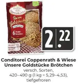 Hieber's Frische Center Conditorei Coppenrath & Wiese Unsere Goldstücke Brötchen Angebot