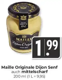 Hieber's Frische Center Maille Originale Dijon Senf auch mittelscharf Angebot