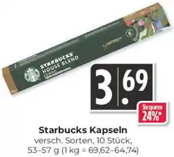 Hieber's Frische Center Starbucks Kapseln Angebot
