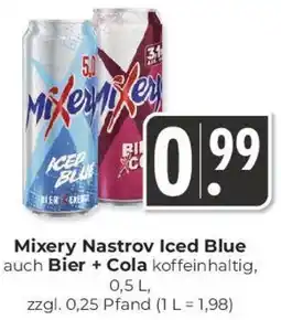 Hieber's Frische Center Mixery Nastrov Iced Blue auch Bier + Cola Angebot