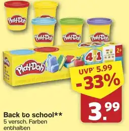 Famila Nord West Play-Doh Back to school Angebot