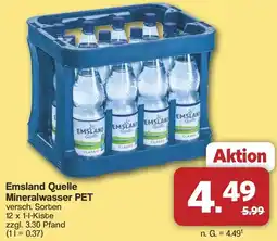 Famila Nord West Emsland Quelle Mineralwasser PET Angebot