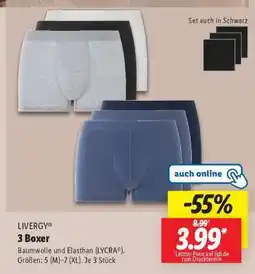 Lidl LIVERGY 3 Boxer Angebot