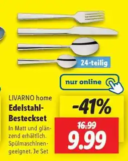 Lidl LIVARNO home Edelstahl-Besteckset Angebot
