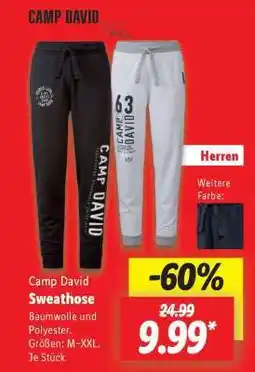 Lidl Camp David Sweathose Angebot