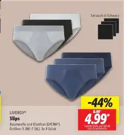 Lidl LIVERGY Slips Angebot