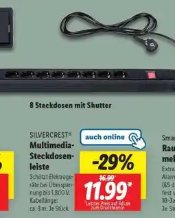 Lidl SILVERCREST Multimedia-Steckdosenleiste Angebot