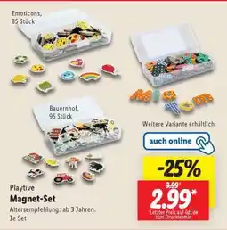 Lidl Playtive Magnet-Set Angebot