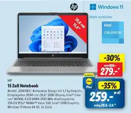 Lidl HP 15 Zoll Notebook Angebot