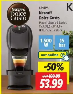 Lidl Nescafé Dolce Gusto Angebot