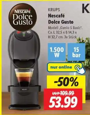 Lidl Nescafé Dolce Gusto Angebot