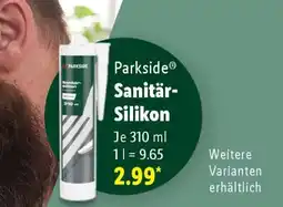 Lidl PARKSIDE Sanitär-Silikon Angebot