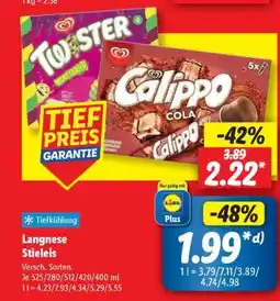 Lidl LANGNESE Stieleis Angebot