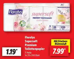 Lidl Florays Supersoft Premium Toilettenpapier Angebot