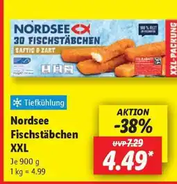 Lidl Nordsee Fischstäbchen XXL Angebot