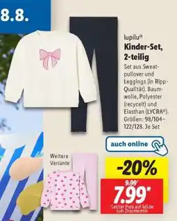 Lidl lupilu Kinder-Set, 2-teilig Angebot