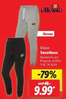 Lidl Ellesse Sweathose Angebot