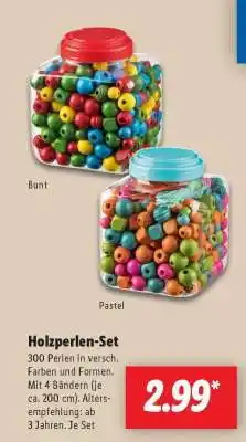 Lidl Holzperlen-Set Angebot