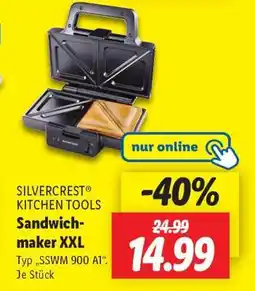 Lidl Sandwich-maker XXL Angebot