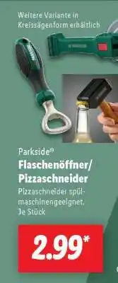 Lidl PARKSIDE Flaschenöffner/Pizzaschneider Angebot