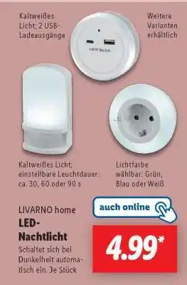 Lidl LIVARNO home LED-Nachtlicht Angebot