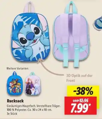 Lidl Rucksack Angebot