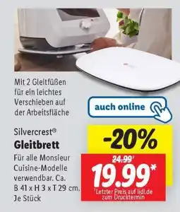 Lidl Silvercrest Gleitbrett Angebot