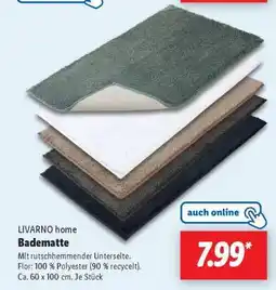 Lidl LIVARNO home Badematte Angebot