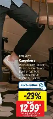 Lidl LIVERGY Cargohose Angebot
