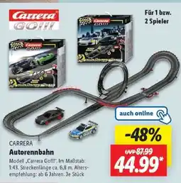 Lidl CARRERA Autorennbahn Angebot