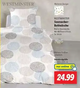 Lidl WESTMINSTER Seersucker-Bettwäsche Angebot