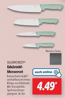 Lidl SILVERCREST Edelstahl-Messerset Angebot