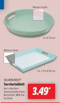 Lidl SILVERCREST Serviertablett Angebot