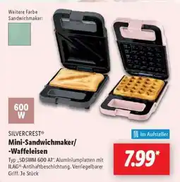 Lidl SILVERCREST Mini-Sandwichmaker/-Waffeleisen Angebot