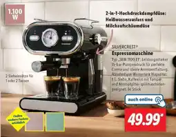 Lidl SILVERCREST Espressomaschine Angebot