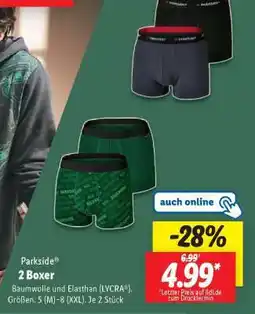 Lidl Parkside 2 Boxer Angebot