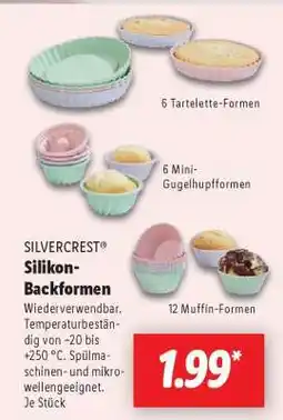Lidl SILVERCREST Silikon-Backformen Angebot