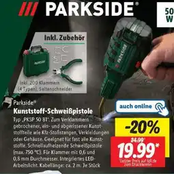 Lidl Parkside Kunststoff-Schweißpistole Angebot