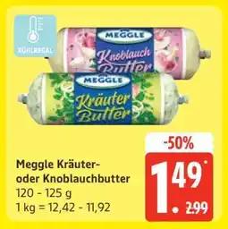 Edeka Meggle Kräuter- oder Knoblauchbutter Angebot