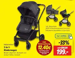 Lidl bebeconfort 3-in-1-Kinderwagen Angebot