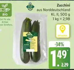 Edeka Zucchini aus Norddeutschland Angebot