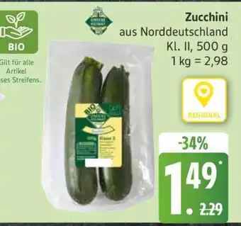 Edeka Zucchini aus Norddeutschland Angebot