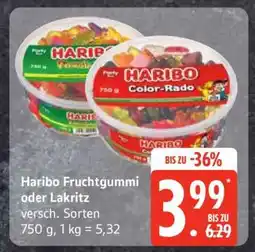 Edeka Haribo Fruchtgummi oder Lakritz Angebot