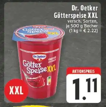 Edeka Dr. Oetker Götterspeise XXL Angebot