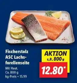 Lidl Fischerstolz ASC Lachsforellenseite Angebot