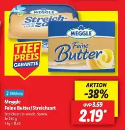 Lidl Meggle Feine Butter/ Streichzart Angebot