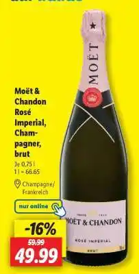 Lidl Moët & Chandon Rosé Imperial, Champagner, brut Angebot